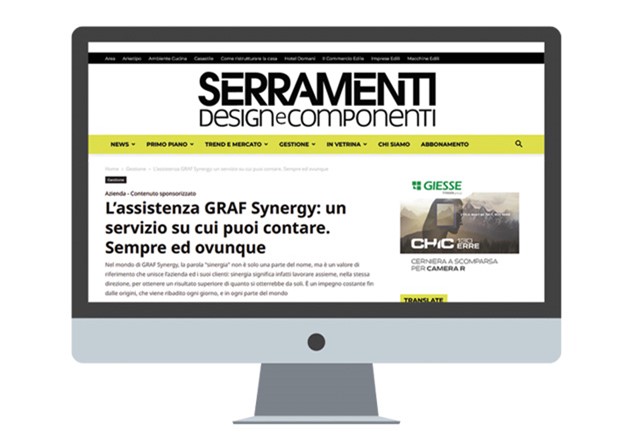 L’assistenza GRAF Synergy: un servizio su cui puoi contare. Sempre ed ovunque